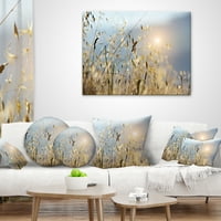 Дизайнарт типичен Тоскана Залез Италия - пейзаж отпечатани хвърлят възглавница-18х18