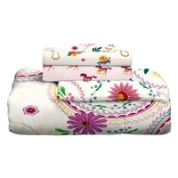 Безплатно детско двойно легло в чанта, завивка и чаршафи, жълто и розово, Дриймуъркс