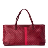 Време и истина Дамски пазарска чанта, органайзер торбичка и мобилен комплект чанта Кръстбоди, 3-парче