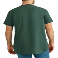 Стронгсайд облекло в Деколте Тениски За Мъже-големи и високи ежедневни облекла 2-РК