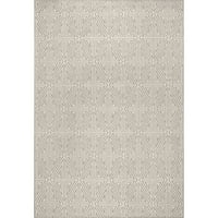абстрактен Перголен килим, 8 '10', сив
