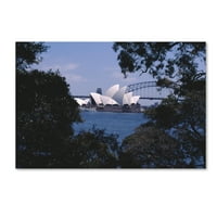Търговска марка изобразително изкуство 'Операта в Сидни' платно изкуство от Робърт К Джоунс
