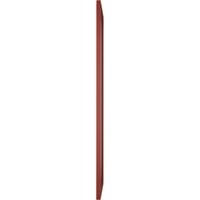 Екена Милуърк 18 в 29 ч вярно Фит ПВЦ един панел Рибена кост модерен стил фиксирани монтажни щори, червен
