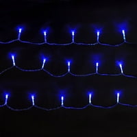 Слънчеви захранвани струнни светлини-Светодиод-син-комплект от 4
