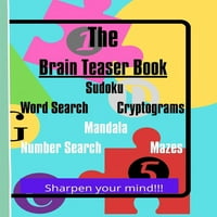 Главоблъсканица книга Судоку дума за търсене криптограми Мандала номер за търсене лабиринти изострят ума