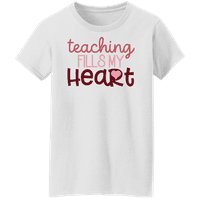 Графика Америка Ден на Свети Валентин преподаване празник любов Дамски Графичен тениска за учители колекция