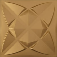 Екена мелница 5 8 в 5 8 н цвят Ендуравал декоративен 3д Пано за стена, Светло златно покритие