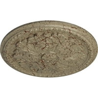 Екена Милуърк 7 8 од 1 2 П Суиндън таван медальон, ръчно изрисуван пустинята Гоби пращене