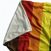 Просто Дейзи Включително Гордост Флаг Хвърлят Одеяло