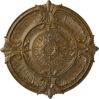 1 2 од 1 2Пат Атика акантус таван медальон, ръчно рисуван Хамамелис
