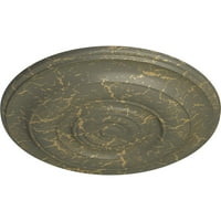 Екена Мелворк 18 од 1 2 П Ниобе таван медальон, ръчно изрисуван Хамамелис пращене