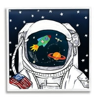 Ступел индустрии САЩ астронавт костюм пространство галактика отражение 24, дизайн от Сангита Бачелет