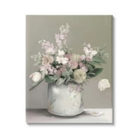 Ступел индустрии вечно цвете букет Асорти цветя шарени ваза живопис галерия увити платно печат стена изкуство,