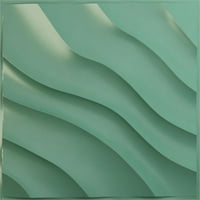 5 8 в 5 8 х модерна вълна Ендуравал декоративен 3д Пано за стена, универсална перлена метална морска мъгла
