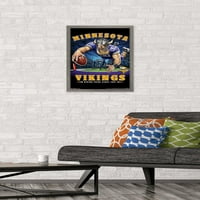Минесота Викингс - Край Зона Плакат На Стената, 14.725 22.375